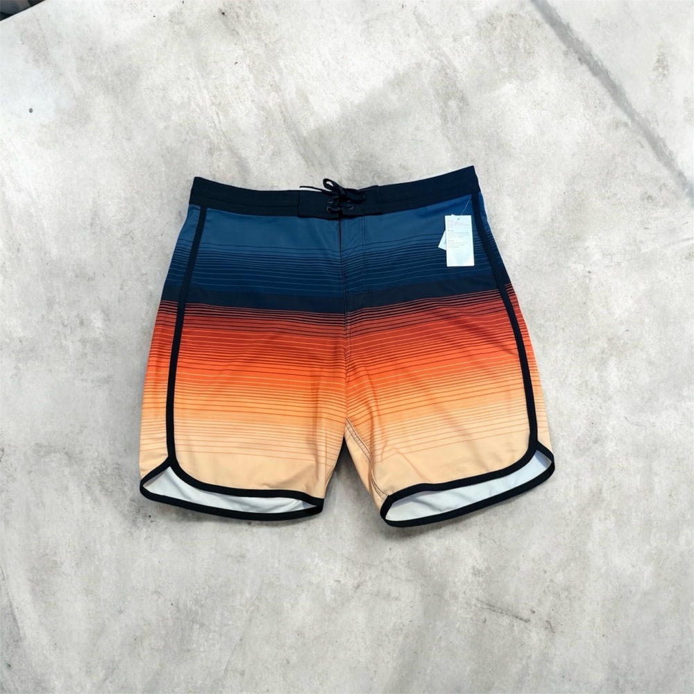 Old Navy Blue and Orange Gradient Board Shorts brand new with tags